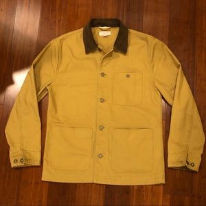 J Crew Wallace & Barnes Chore Coat w/ Corduroy Collar